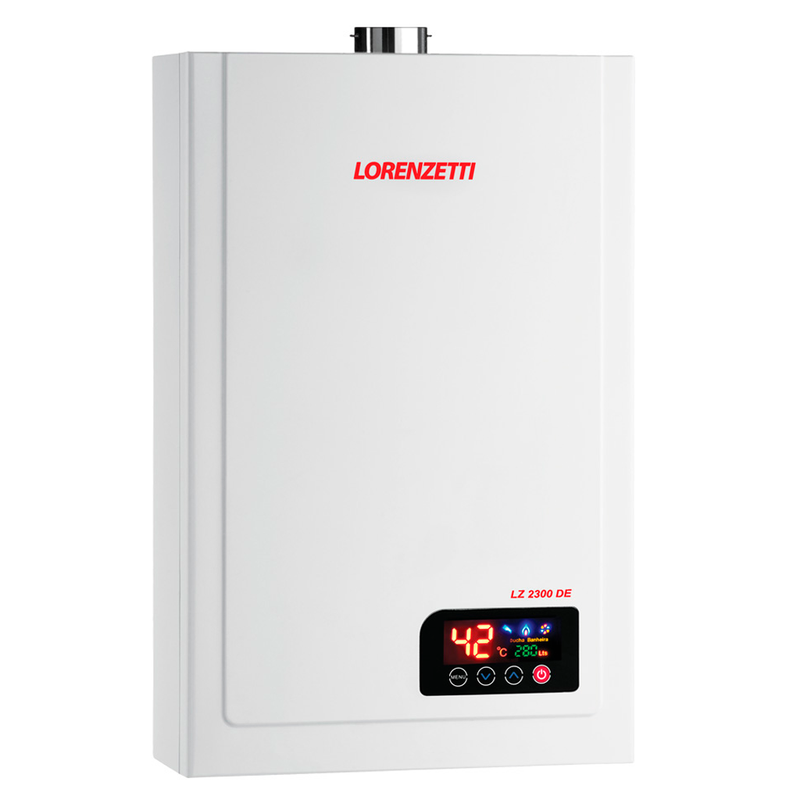 aquecedor de agua a gas lorenzetti lz 2300de digital capa