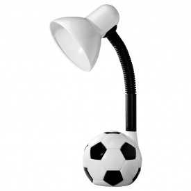luminaria de mesa taschibra tlm 55 kids bivolt bola de futebol branca capa 01