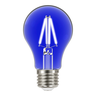 lampada led taschibra filamento color a60 4w bivolt e27 azul