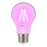 lampada led taschibra filamento color a60 4w bivolt e27 rosa