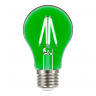 lampada led taschibra filamento color a60 4w bivolt e27 verde