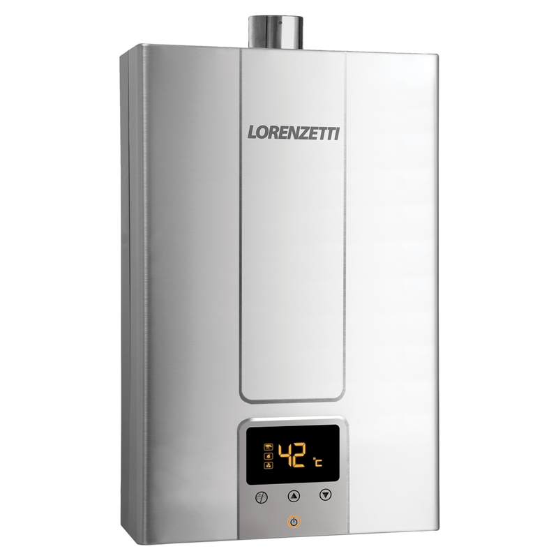 aquecedor de agua a gas lorenzetti lz 2000d i inox digital capa 01